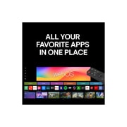 LG 65'' OLED evo Gallery G6 4K AI TV - 2026, LG OLED evo AI G6 med Reflection Free Premium viser en side-ved-side-sammenligning med andre OLED-TVer med matt skjerm, og holder bildet av den svarte jaguaren klart med dype svarte farger og fin teks, OLED65G64LW, thumbnail 6