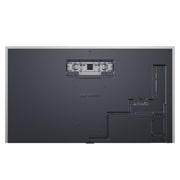 LG 77'' OLED evo Gallery G6 4K AI TV - 2026, LG OLED evo AI G6, vist fra siden, fremhever sitt Flush Fit Gallery Design med en veggmontert installasjon uten mellomrom, og viser et nattbilde av en opplyst bro med refleksjoner i vannet., OLED77G64LW, thumbnail 13