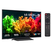 LG 65'' QNED evo MiniLED QNED80 4K AI TV - 2026, Front view , 65QNED80B6B, thumbnail 2