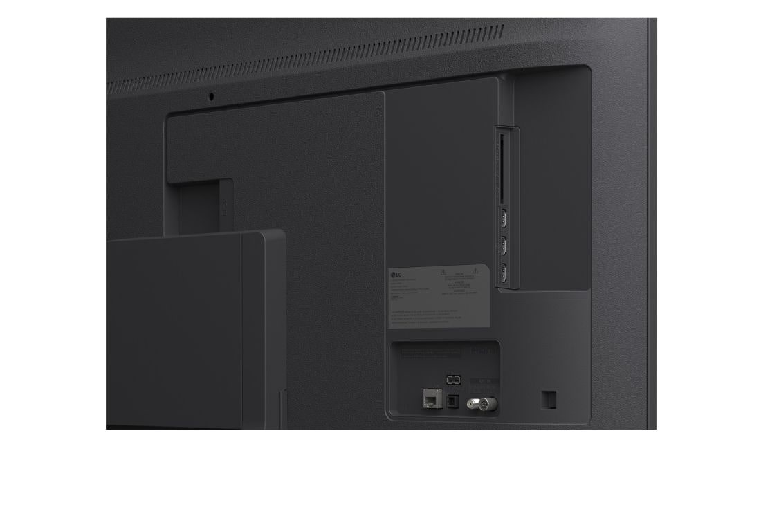 LG 55'' QNED evo MiniLED QNED81 4K AI TV - 2026, rear detail view, 55QNED81B6A, thumbnail 14