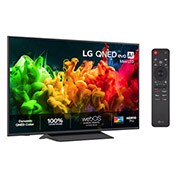LG 55'' QNED evo MiniLED QNED80 4K AI TV - 2026, Front view , 55QNED80B6B, thumbnail 2