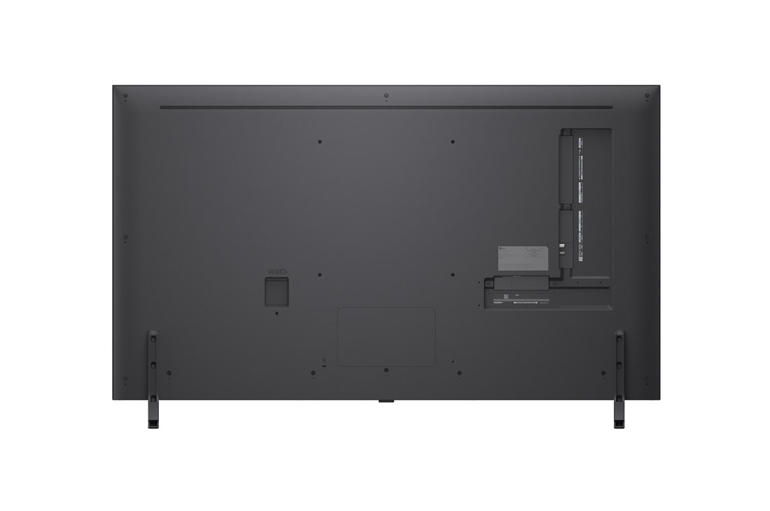 LG 55'' QNED evo MiniLED QNED85 4K AI TV - 2026, LG QNED evo AI QNED85 Mini LED for Ultimate Gameplay viser en levende, høyhastighets racingscene med et uskarpt sammenligningsbilde som fremhever Motion Booster 288, samtidig som den støtter 144Hz, VR, 55QNED85B6B, thumbnail 11