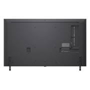 LG 55'' QNED evo MiniLED QNED85 4K AI TV - 2026, LG QNED evo AI QNED85 Mini LED for Ultimate Gameplay viser en levende, høyhastighets racingscene med et uskarpt sammenligningsbilde som fremhever Motion Booster 288, samtidig som den støtter 144Hz, VR, 55QNED85B6B, thumbnail 11