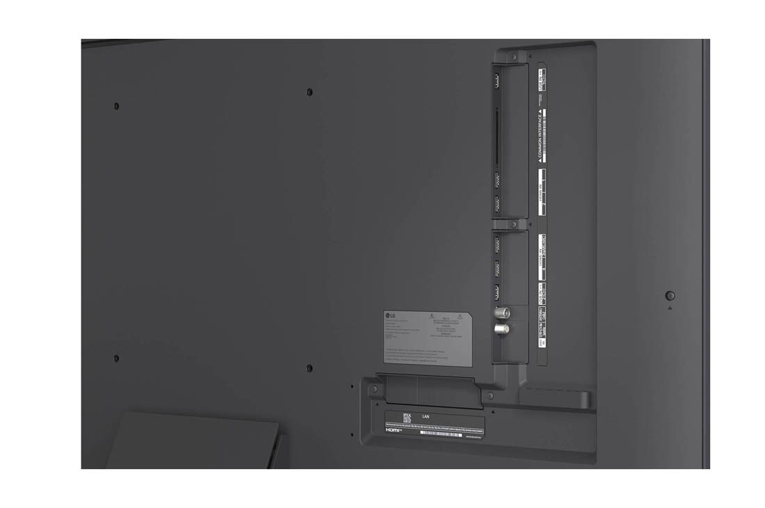 LG 55'' QNED evo MiniLED QNED86 4K AI TV - 2026, LG QNED evo AI QNED86 Mini LED med supertynn design er veggmontert i et lyst, åpent oppholdsrom og smelter inn i interiøret mens den viser dristige geometriske abstrakte kunstverk., 55QNED86B6B, thumbnail 12