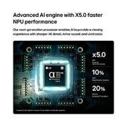 LG 65'' QNED evo MiniLED QNED86 4K AI TV - 2026, LG Shield, brukt i LG QNED evo AI QNED86 Mini LED, vises med en LG Shield-logo i midten, sikkerhetsikoner under og et merke for «Hedret i CES Innovation Awards 2026» over, som representerer beskyttels, 65QNED86B6B, thumbnail 7
