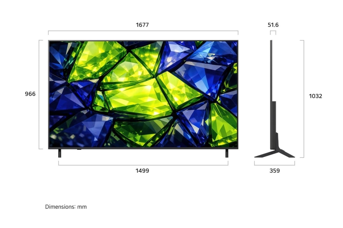 LG 75'' Mini RGB MRGB86 4K AI TV - 2026, 75MRGB86B6A, thumbnail 4
