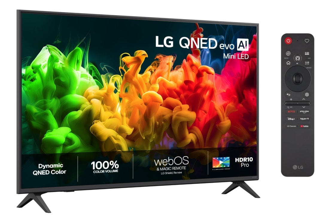 LG 75'' QNED evo MiniLED QNED80 4K AI TV - 2026, LG 75" QNED evo MiniLED QNED80 4K AI TV - 2026, 75QNED80B6A, thumbnail 9