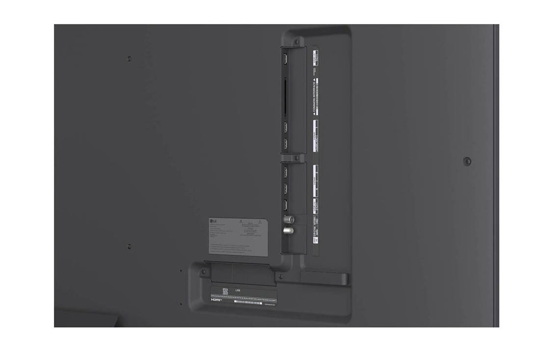 LG 75'' QNED evo MiniLED QNED86 4K AI TV - 2026, LG QNED evo AI qned86 Mini LED med supertynn design er veggmontert i et lyst, åpent oppholdsrom og smelter inn i interiøret mens den viser dristige geometriske abstrakte kunstverk., 75QNED86B6B, thumbnail 12