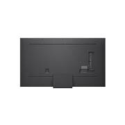 LG 75'' QNED evo MiniLED QNED86 4K AI TV - 2026, LG QNED evo AI qned86 Mini LED for Ultimate Gameplay viser en levende, høyhastighets racingscene med et uskarpt sammenligningsbilde som fremhever Motion Booster 288, samtidig som den støtter 144Hz, VR, 75QNED86B6B, thumbnail 11