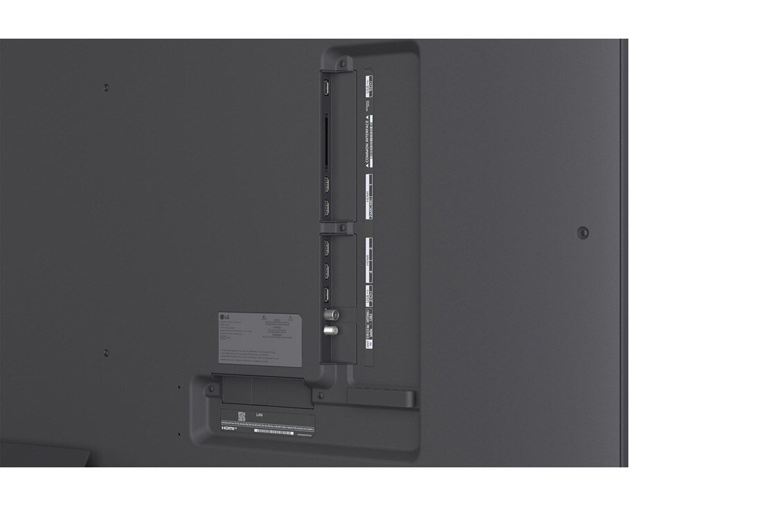 LG 75'' QNED evo MiniLED QNED87 4K AI TV - 2026, LG QNED evo AI QNED87 Mini LED med supertynn design er veggmontert i et lyst, åpent oppholdsrom og smelter inn i interiøret mens den viser dristige geometriske abstrakte kunstverk., 75QNED87B6A, thumbnail 12