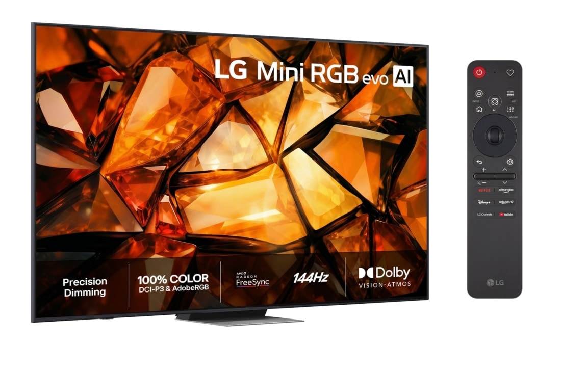 LG 86'' Mini RGB MRGB87 4K AI TV - 2026, 86MRGB87B6B, thumbnail 2