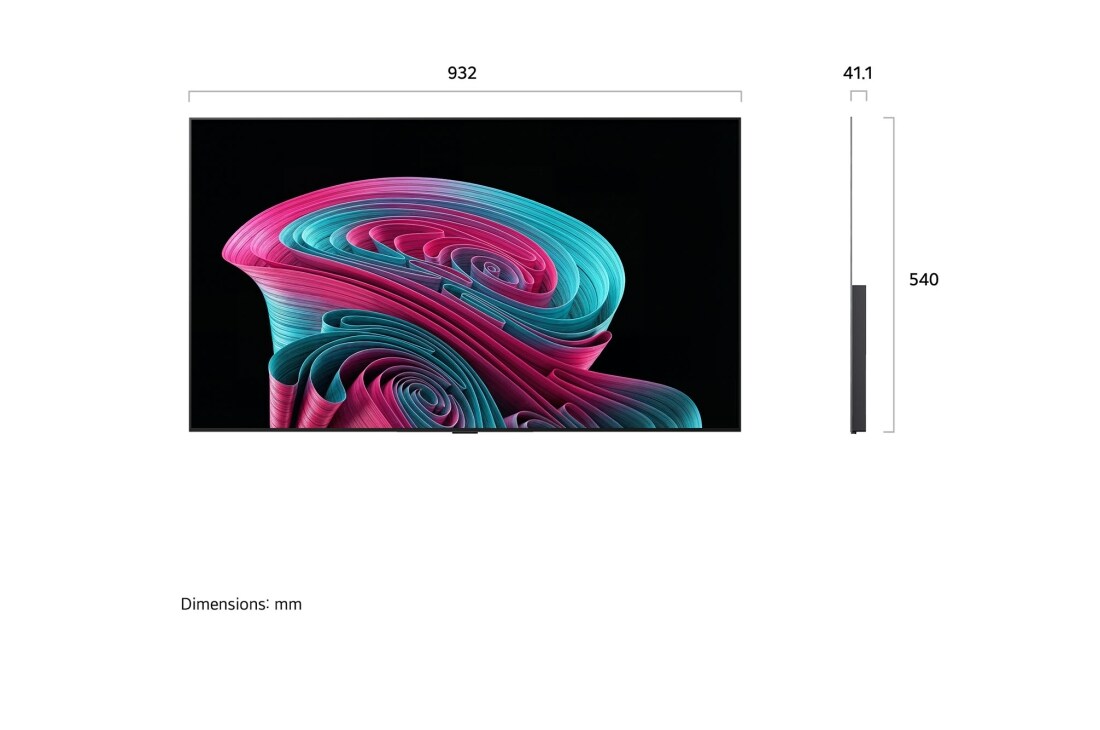 LG 42'' OLED evo C65 4K AI TV - 2026, OLED42C65LA, thumbnail 4