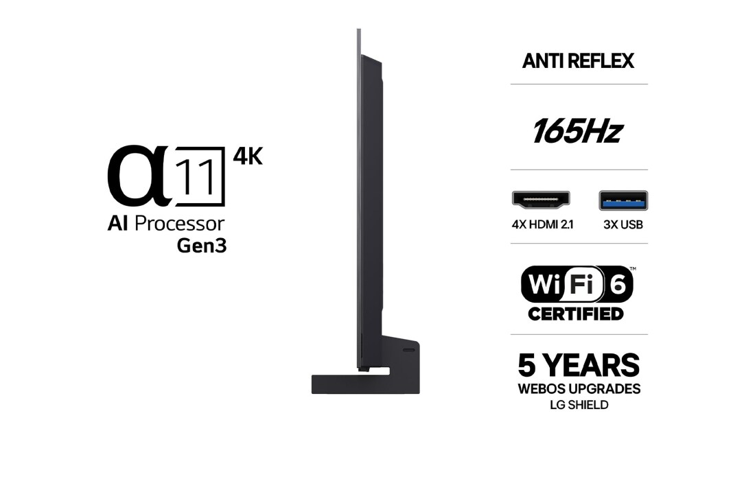 LG 42'' OLED evo C6 Pro 4K AI TV - 2026, OLED42C66LB, thumbnail 3