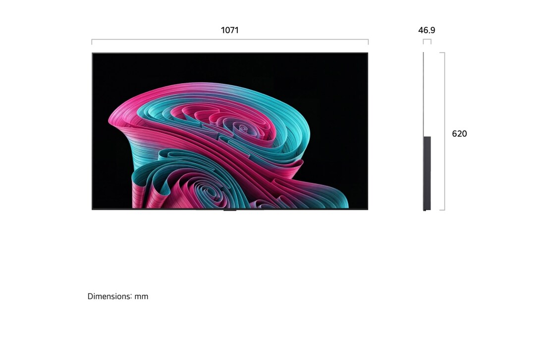LG 48'' OLED evo C65 4K AI TV - 2026, OLED48C65LA, thumbnail 4