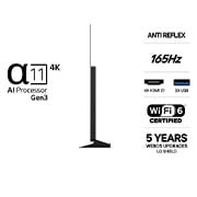 LG 48'' OLED evo C6 Pro 4K AI TV - 2026, OLED48C66LB, thumbnail 3