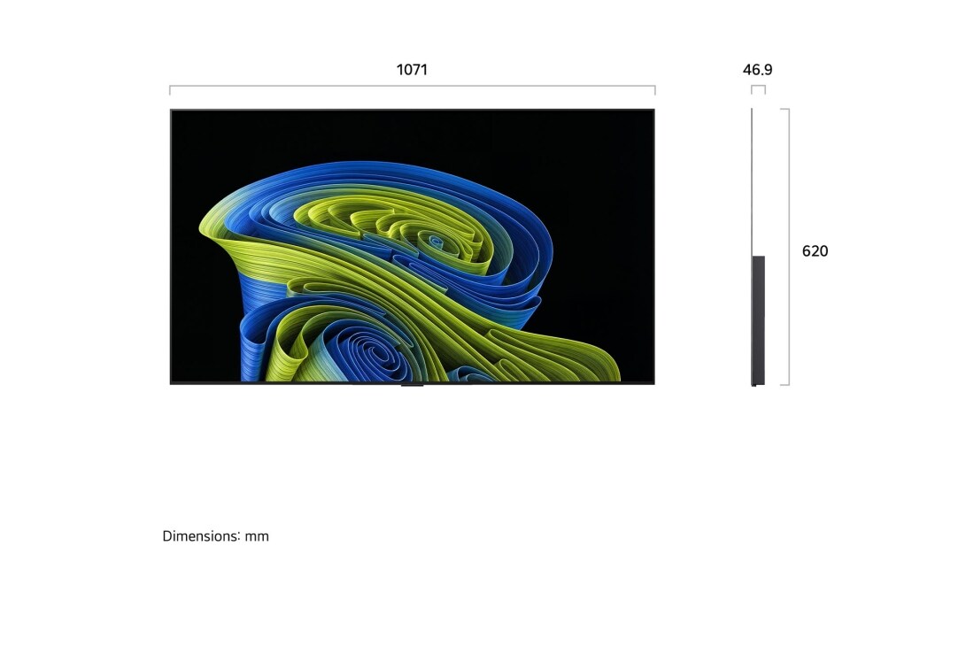 LG 48'' OLED evo C6 Pro 4K AI TV - 2026, OLED48C66LB, thumbnail 4