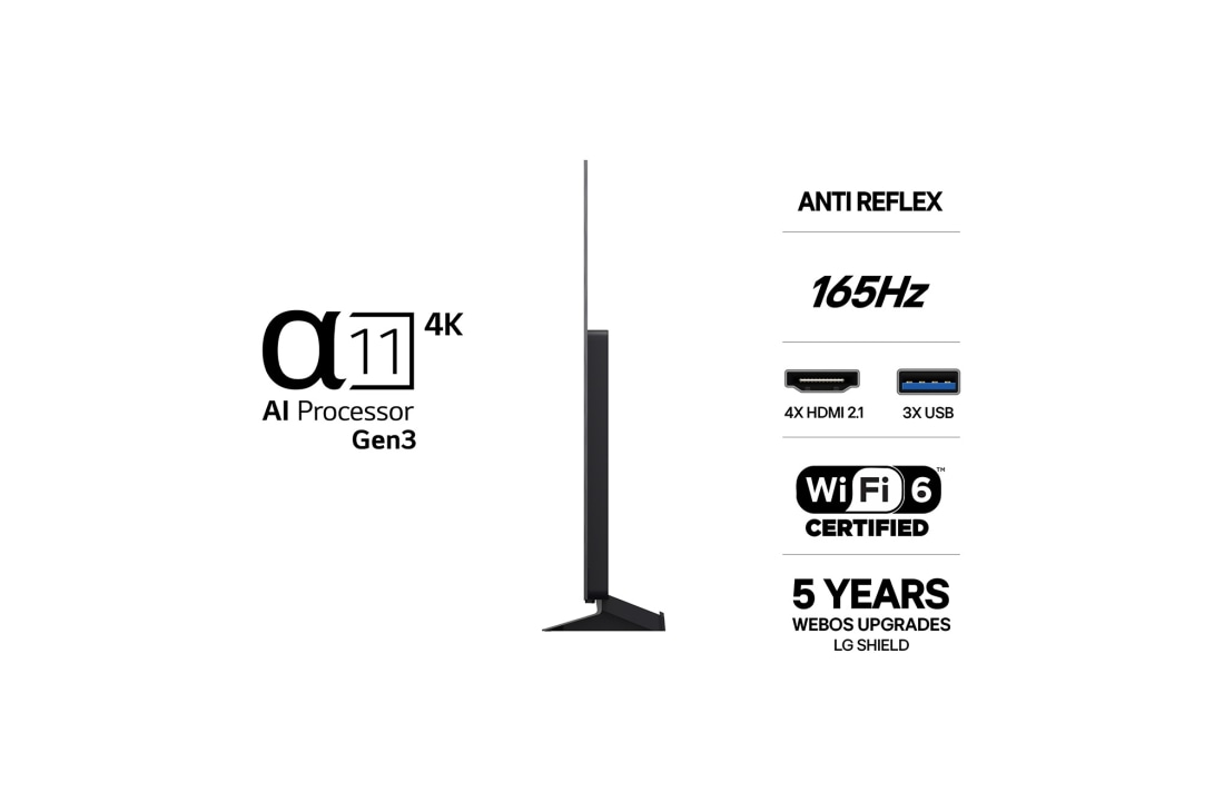 LG 55'' OLED evo C64 4K AI TV - 2026, OLED55C64LA, thumbnail 3
