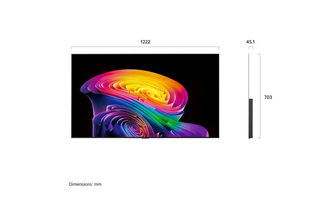 LG 55'' OLED evo C64 4K AI TV - 2026, OLED55C64LA, thumbnail 4