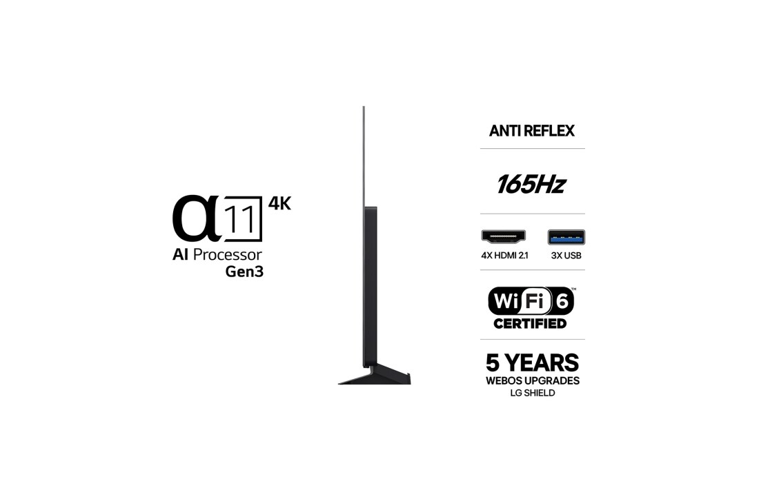 LG 65'' OLED evo C64 4K AI TV - 2026, OLED65C64LA, thumbnail 3