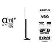LG 65'' OLED evo C65 4K AI TV - 2026, OLED65C65LA, thumbnail 3