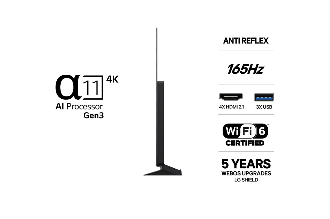 LG 65'' OLED evo C65 4K AI TV - 2026, OLED65C65LA, thumbnail 3