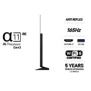 LG 65'' OLED evo C6 Pro 4K AI TV - 2026, OLED65C66LB, thumbnail 3
