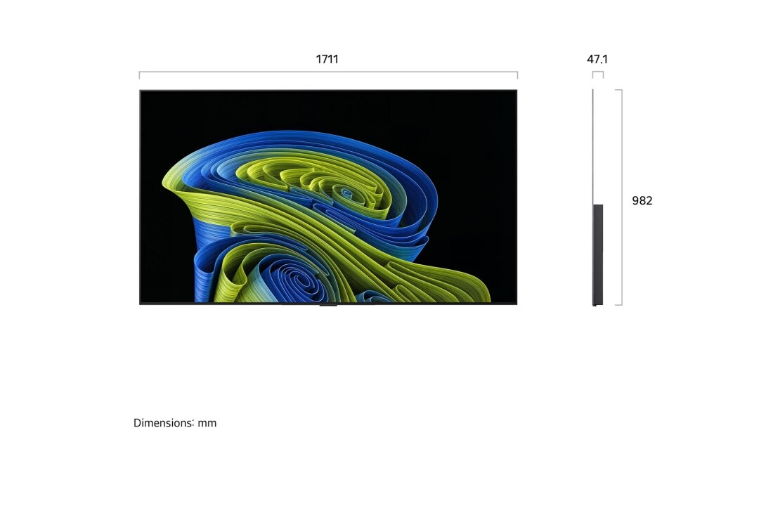 LG 77'' OLED evo C6 Pro 4K AI TV - 2026, OLED77C66LB, thumbnail 4