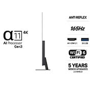 LG 83'' OLED evo C6 Pro 4K AI TV - 2026, OLED83C66LB, thumbnail 3