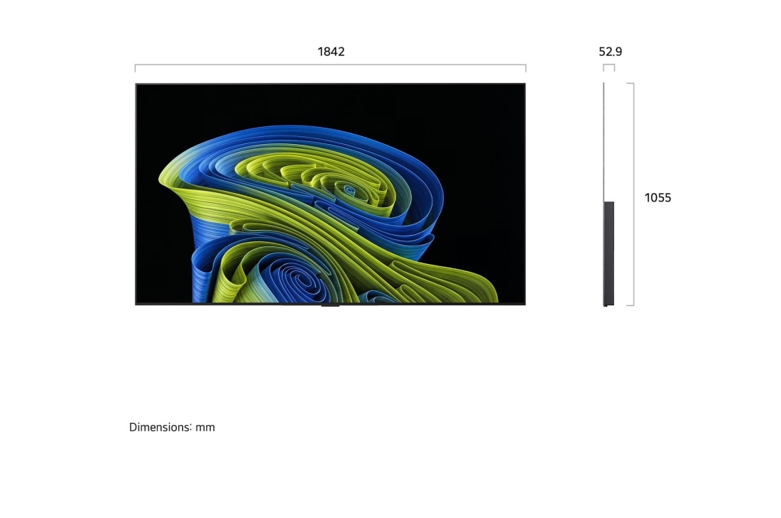 LG 83'' OLED evo C6 Pro 4K AI TV - 2026, OLED83C66LB, thumbnail 4