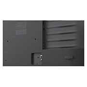LG 50'' QNED70 4K AI TV - 2026, LG QNED AI QNED70 Mini LED vises bakfra og avslører et bakpanel i metall med jevnt fordelte horisontale riller som skaper et rent, strukturert uttrykk og fremhever Linear Flow-design over hele overfla, 50QNED70B6C, thumbnail 12