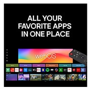 LG 50'' QNED70 4K AI TV - 2026, LG QNED AI QNED70 Mini LED med 4K Super oppskalering og Dynamic Tone Mapping viser en utendørsscene filmet fra lav vinkel, der en mann står mellom fargerike bygninger, mens AI gjenkjenner scenen og op, 50QNED70B6C, thumbnail 6