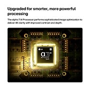 LG 50'' QNED70 4K AI TV - 2026, LG Shield, brukt i LG QNED AI QNED70 Mini LED, vises med en LG Shield-logo i midten, sikkerhetsikoner under og et merke for «Hedret i CES Innovation Awards 2026» over, som representerer beskyttelse av, 50QNED70B6C, thumbnail 7