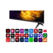 LG 65'' QNED70 4K AI TV - 2026, LG QNED AI QNED70 Mini LED-skjermens alpha 7 AI Processor 4K Gen9 lyser i midten av et gult kretskort og fremhever smartere, kraftigere AI-prosessering som forbedrer 4K-bildeklarheten med forbedret ko, 65QNED70B6C, thumbnail 5