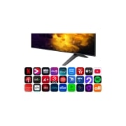 LG 75'' QNED70 4K AI TV - 2026, LG QNED AI QNED70 Mini LED fremhever hvordan Mini LED-teknologien gjengir skarpere steinstrukturer og klarere havdetaljer enn konvensjonell LED i en delt kystklippescene, og gir dypere svartfarger og , 75QNED70B6A, thumbnail 5