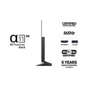 LG 48'' OLED evo Gallery G6 4K AI TV - 2026, LG OLED evo AI G6, drevet av Hyper Radiant Color Tech, viser X3,9 lysere bilder med alpha 11 AI Processor 4K Gen3 Dual AI Engine, Reflection Free Premium og Perfect Black og Perfect Color-merker i en , OLED48G66LS, thumbnail 3