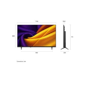 LG 50'' Nano UHD NU90 4K AI TV - 2026, LG NANO 4K UHD AI NU85 fremhever HDR10 Pro i et delt scenebilde som sammenligner SDR og HDR10 Pro, og viser lysere høydepunkter, dypere skygger og forbedret kontrast i en solnedgangsscene ved en innsj, 50NU900B6LA, thumbnail 4