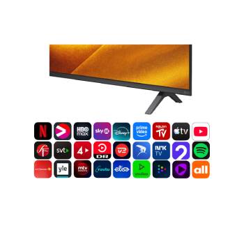 LG 50'' Nano UHD NU90 4K AI TV - 2026, LG NANO 4K UHD AI NU85s alpha 7 AI Processor 4K Gen9 lyser i midten av et gult kretskort og fremhever smartere, kraftigere AI-prosessering som forbedrer 4K-bildeklarheten med forbedret kontrast og dyb, 50NU900B6LA, thumbnail 5