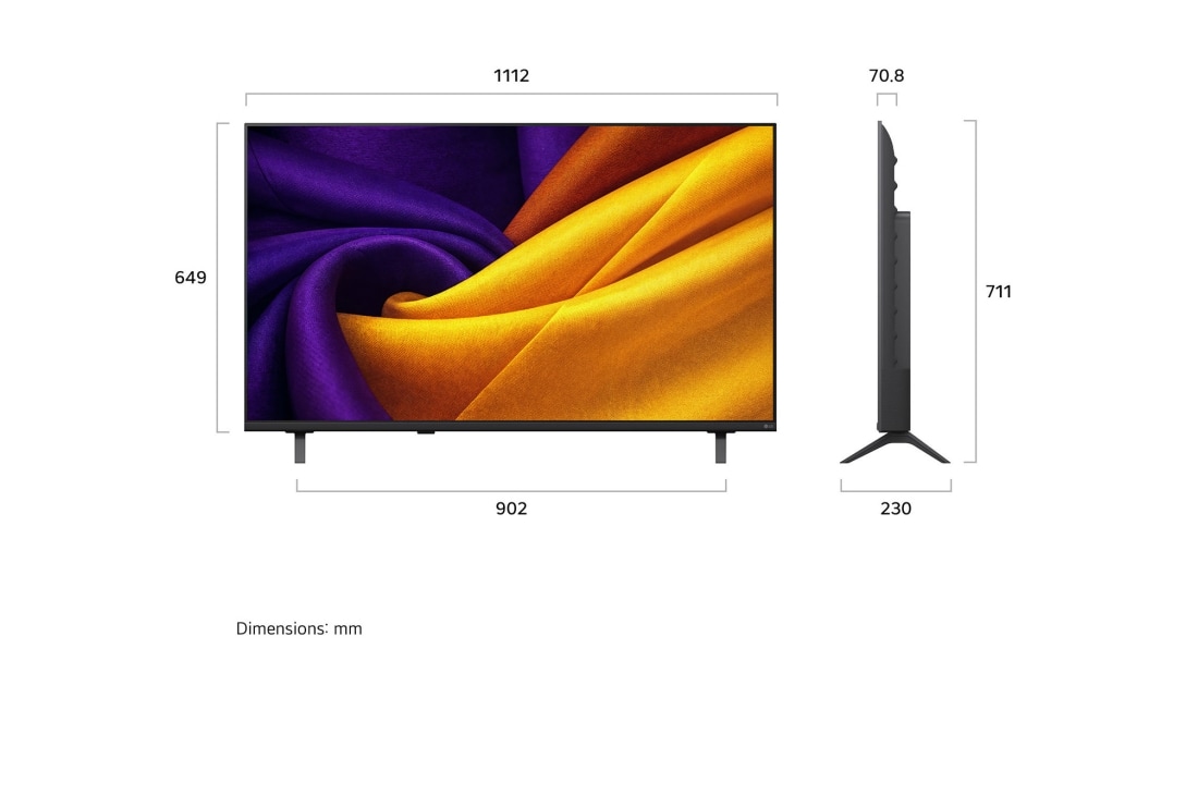 LG 50'' Nano UHD NU90 4K AI TV - 2026, LG NANO 4K UHD AI NU85 fremhever HDR10 Pro i et delt scenebilde som sammenligner SDR og HDR10 Pro, og viser lysere høydepunkter, dypere skygger og forbedret kontrast i en solnedgangsscene ved en innsj, 50NU900B6LA, thumbnail 4