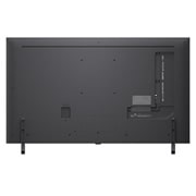 LG 50'' QNED evo MiniLED QNED85 4K AI TV - 2026, LG QNED evo AI QNED85 Mini LED for Ultimate Gameplay viser en levende, høyhastighets racingscene med et uskarpt sammenligningsbilde som fremhever Motion Booster 288, samtidig som den støtter 144Hz, VR, 50QNED85B6B, thumbnail 11