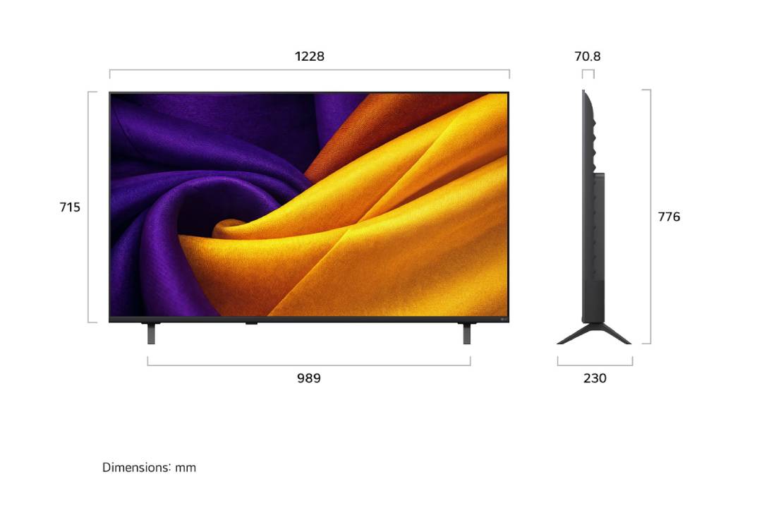 LG 55'' Nano UHD NU90 4K AI TV - 2026, LG NANO 4K UHD AI NU85 fremhever HDR10 Pro i et delt scenebilde som sammenligner SDR og HDR10 Pro, og viser lysere høydepunkter, dypere skygger og forbedret kontrast i en solnedgangsscene ved en innsj, 55NU900B6LA, thumbnail 4