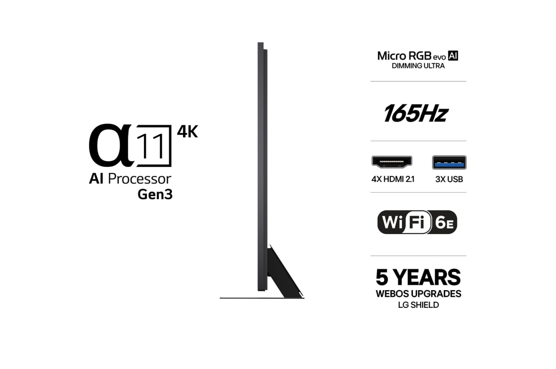 LG 100'' Micro RGB MRGB96 4K AI TV - 2026, LG 100" Micro RGB MRGB96 4K AI TV - 2026, 100MRGB96B6, thumbnail 3