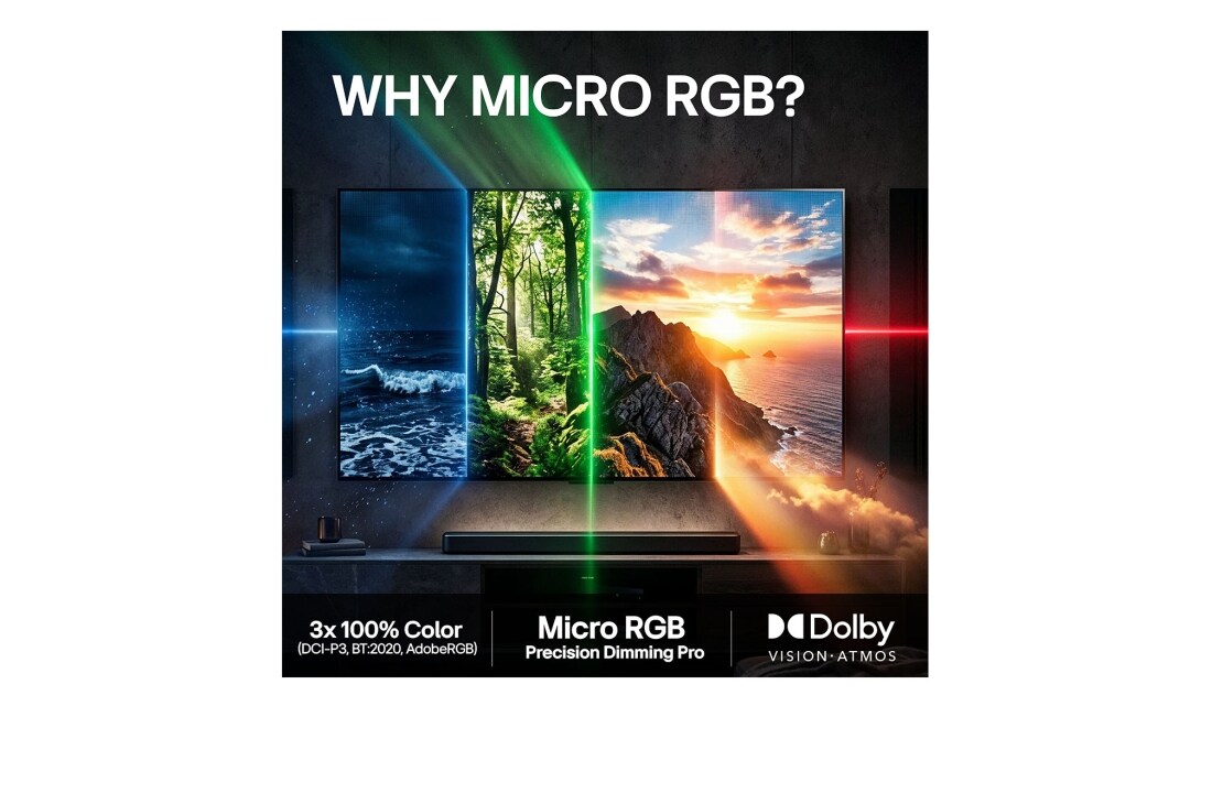 LG 75'' Micro RGB MRGB96 4K AI TV - 2026, LG 75" Micro RGB MRGB96 4K AI TV - 2026, 75MRGB96B6B, thumbnail 9