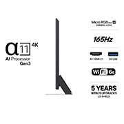 LG 86'' Mini RGB MRGB96 4K AI TV - 2026, LG 86" Mini RGB MRGB96 4K AI TV - 2026, 86MRGB96B6B, thumbnail 3
