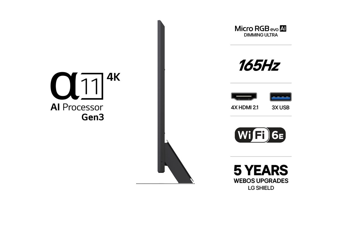 LG 86'' Mini RGB MRGB96 4K AI TV - 2026, LG 86" Mini RGB MRGB96 4K AI TV - 2026, 86MRGB96B6B, thumbnail 3