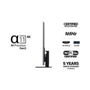 LG 55'' OLED evo Gallery G6 4K AI TV - 2026, LG OLED evo AI G6, drevet av Hyper Radiant Color Tech, viser X3,9 lysere bilder med alpha 11 AI Processor 4K Gen3 Dual AI Engine, Reflection Free Premium og Perfect Black og Perfect Color-merker i en , OLED55G66LS, thumbnail 3