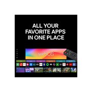 LG 55'' OLED evo Gallery G6 4K AI TV - 2026, LG OLED evo AI G6 med Reflection Free Premium viser en side-ved-side-sammenligning med andre OLED-TVer med matt skjerm, og holder bildet av den svarte jaguaren klart med dype svarte farger og fin teks, OLED55G66LS, thumbnail 6