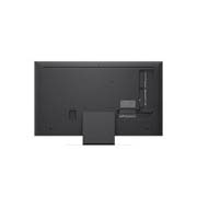 LG 43'' QNED evo MiniLED QNED86 4K AI TV - 2026, LG QNED evo AI QNED86 Mini LED for Ultimate Gameplay viser en levende, høyhastighets racingscene med et uskarpt sammenligningsbilde som fremhever Motion Booster 288, samtidig som den støtter 144Hz, VR, 43QNED86B6B, thumbnail 11