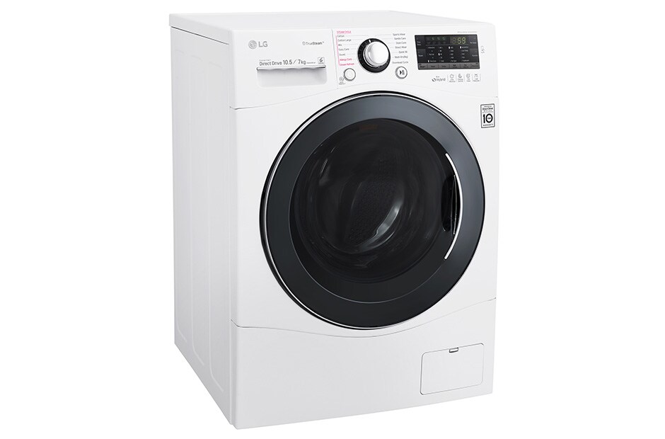 LG 1-10,5 kg / 1-7 kg True Steam™ 6 Motion Direct Drive vask/tørkmaskin, FH4A8JDH2N, thumbnail 5