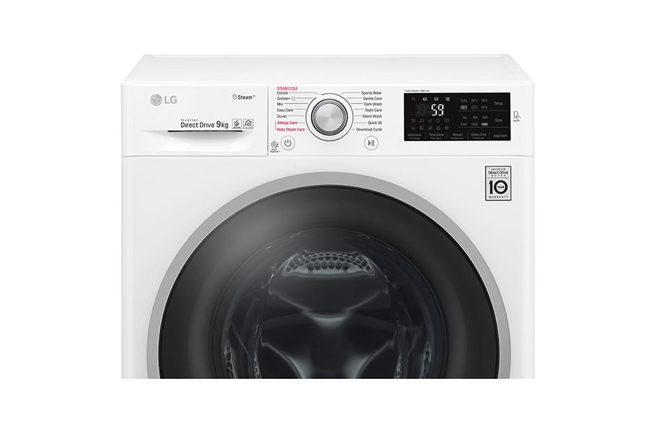 LG 1-9 kg Spa Steam & NFC, 6 Motion Direct Drive vaskemaskine, energiklasse A+++ ( -20%), F4J6VY1W, thumbnail 6