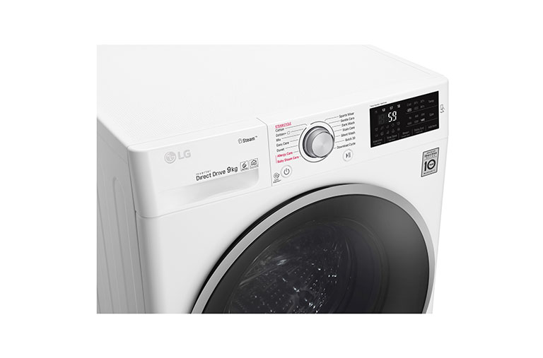 LG 1-9 kg Spa Steam & NFC, 6 Motion Direct Drive vaskemaskine, energiklasse A+++ ( -20%), F4J6VY1W, thumbnail 7